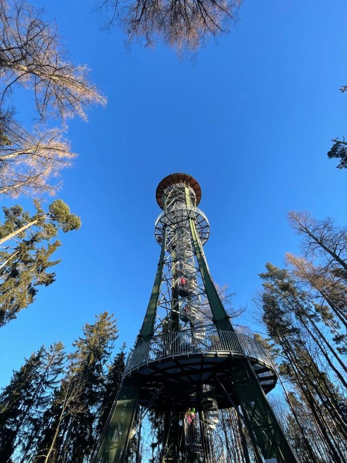 Chata Adam U Lipna Horní Planá Esterno foto