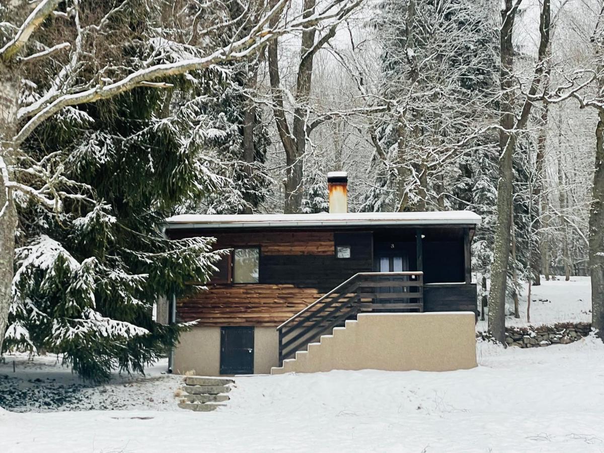 Chata Adam U Lipna Horní Planá Esterno foto